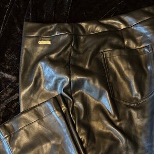 Marc New York Black Leather Pants